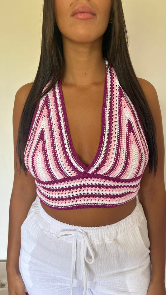 Crop top crochet